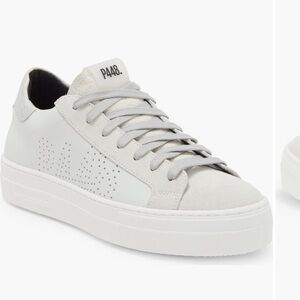 P448 Women's Sneakers in White and Gray